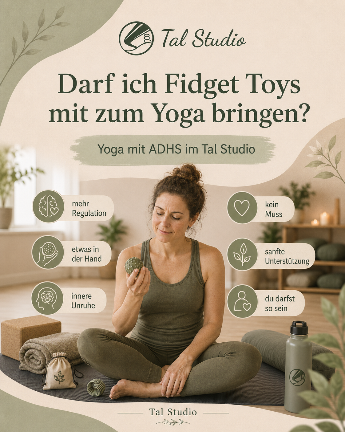 Darf ich Fidget Toys mit zum Yoga bringen?