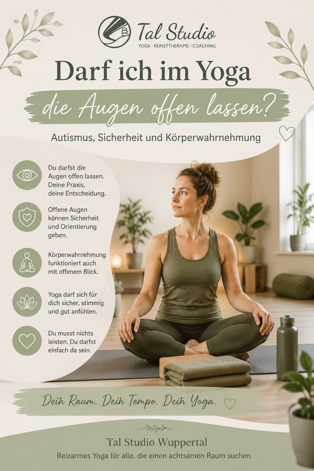 Darf ich im Yoga die Augen offen lassen?