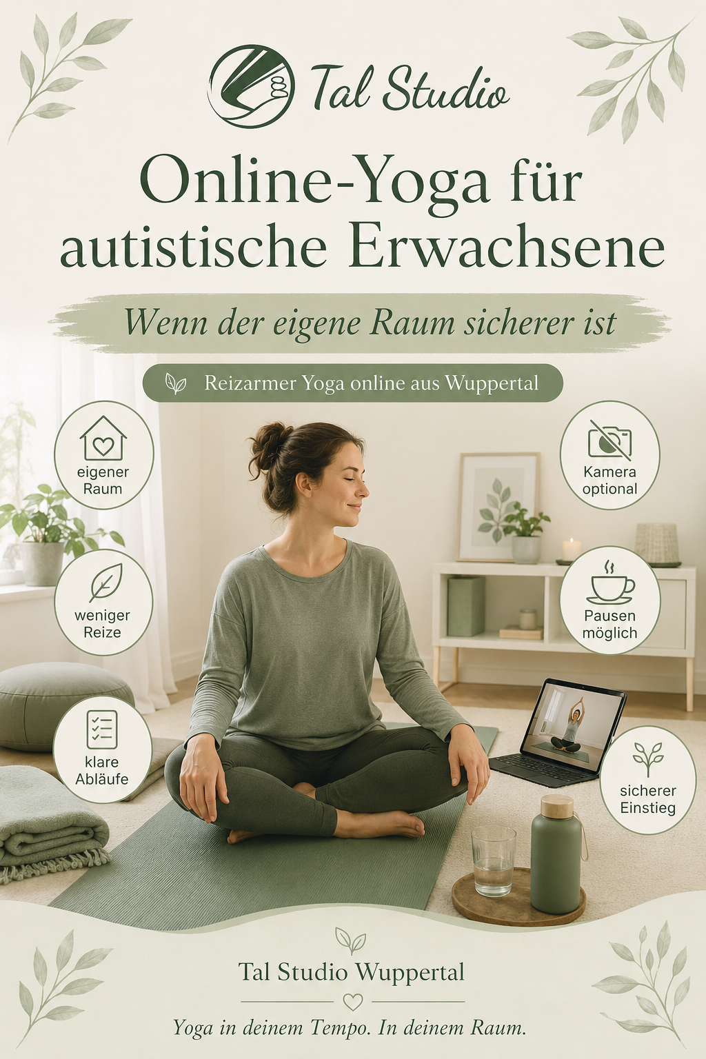 Online-Yoga für autistische Erwachsene: Wenn der eigene Raum sicherer ist